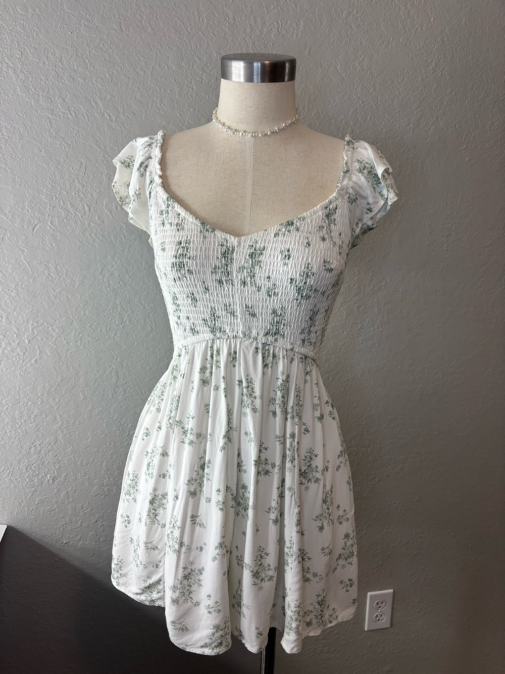 Hollister Smocked Floral Skort